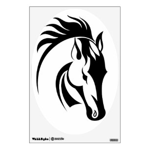 307x307 Horse Head Drawing Art Wall Zazzle