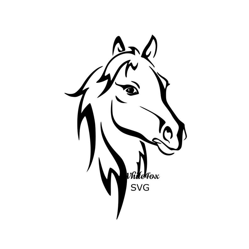 794x794 majestic horse horse head beautiful horse clipart stencil etsy