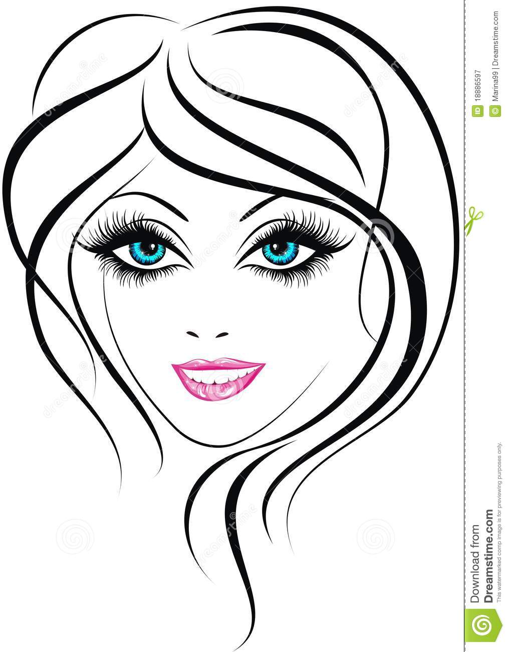 1016x1300 Beautiful Girl Face Clipart Clip Art Images
