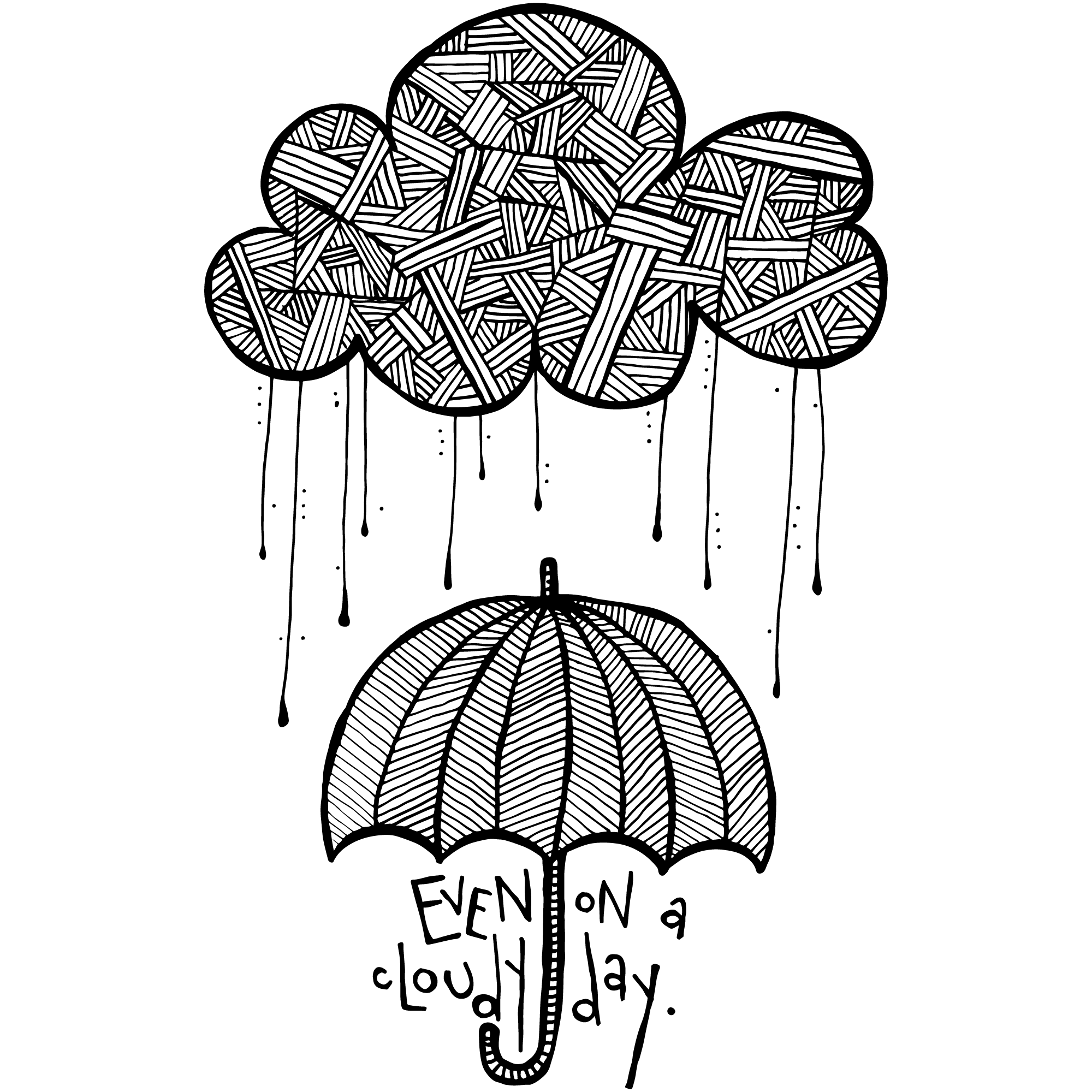 2000x2000 Huge Collection Of 'cloudy Day Drawing' Download More Than