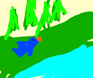 300x250 Dead Bird In A Beautiful Landscape