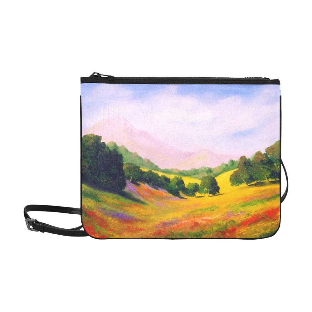 1000x1000 Beautiful Original Oil Painting Landscape On Stock Photo Pattern