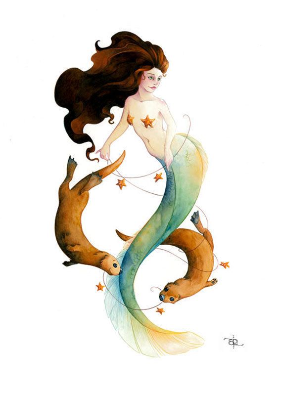 570x799 Otter Mermaid