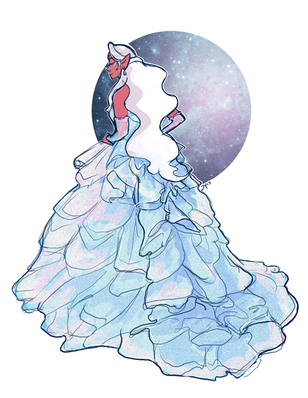 600x776 princess allura in her new beautiful light blue ballgown dress