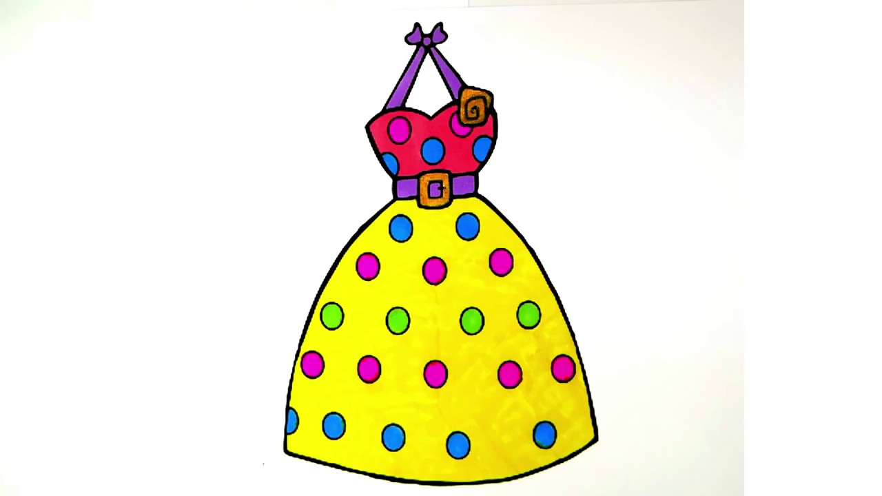 1280x720 Coloring Beautiful Princess Dresses Drawing Pages To Color