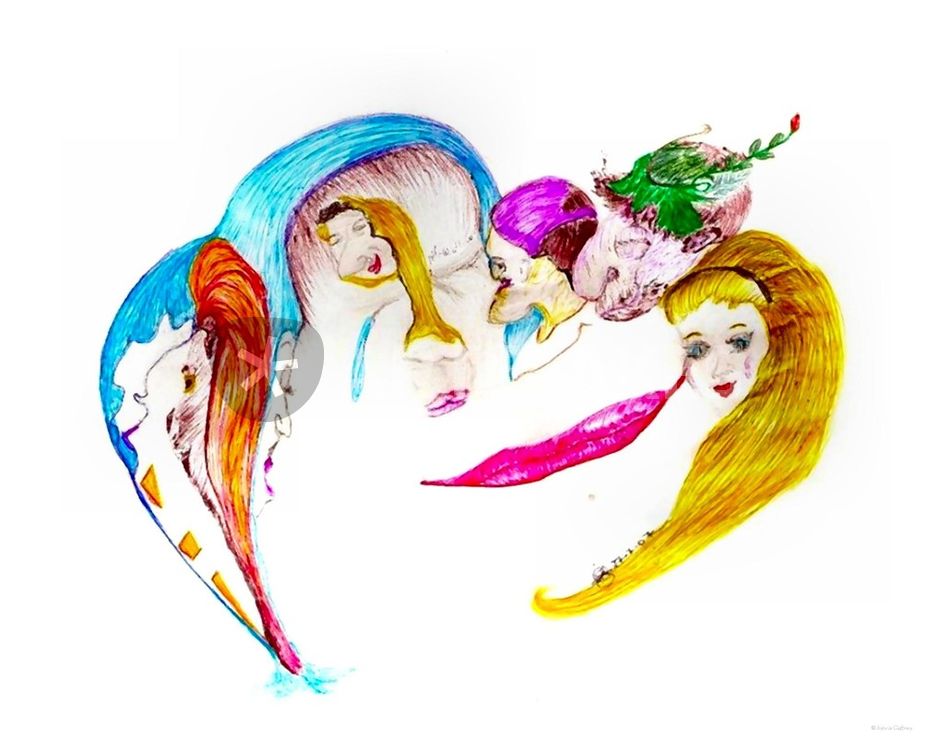 950x738 Beauty In Beast Drawing Art Prints And Posters