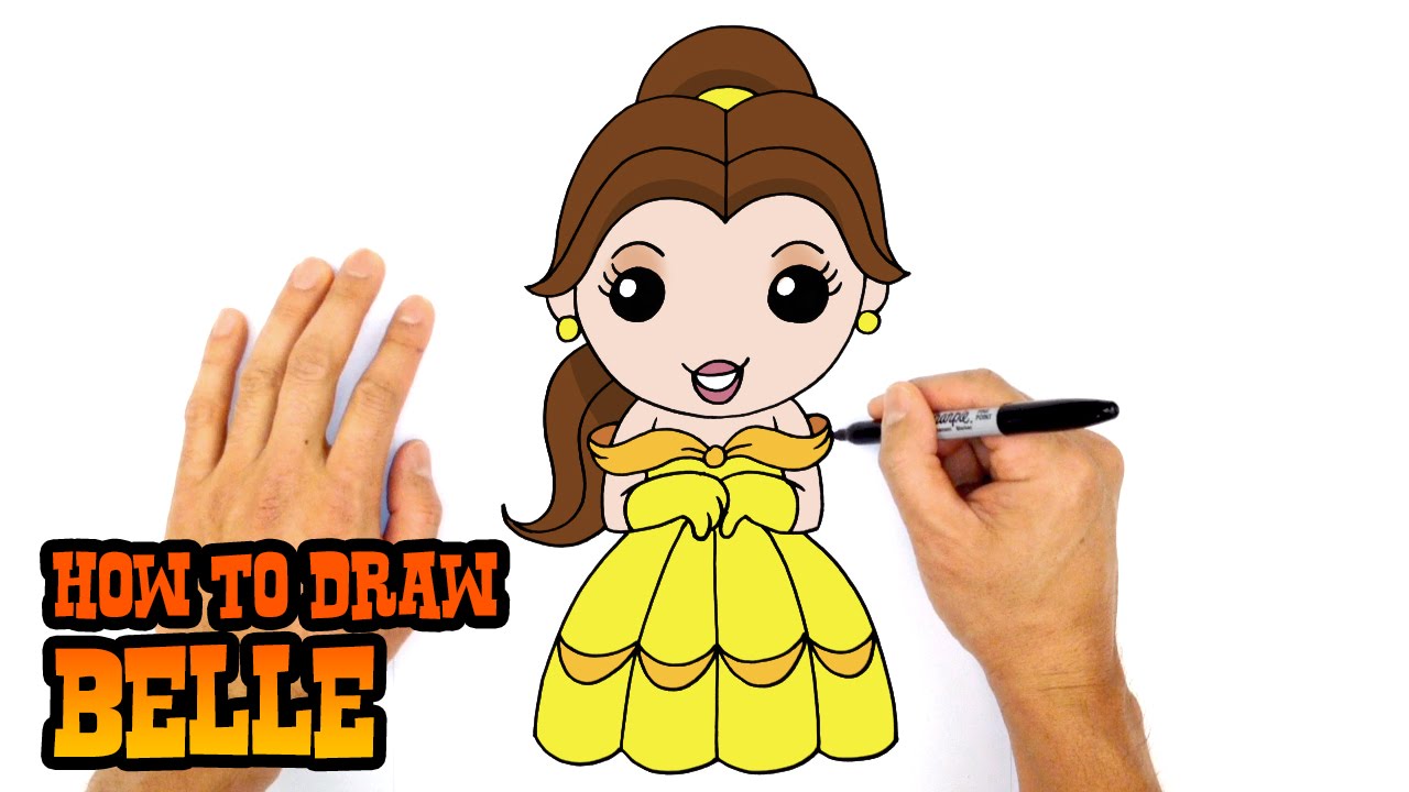 1280x720 How To Draw Princess Belle