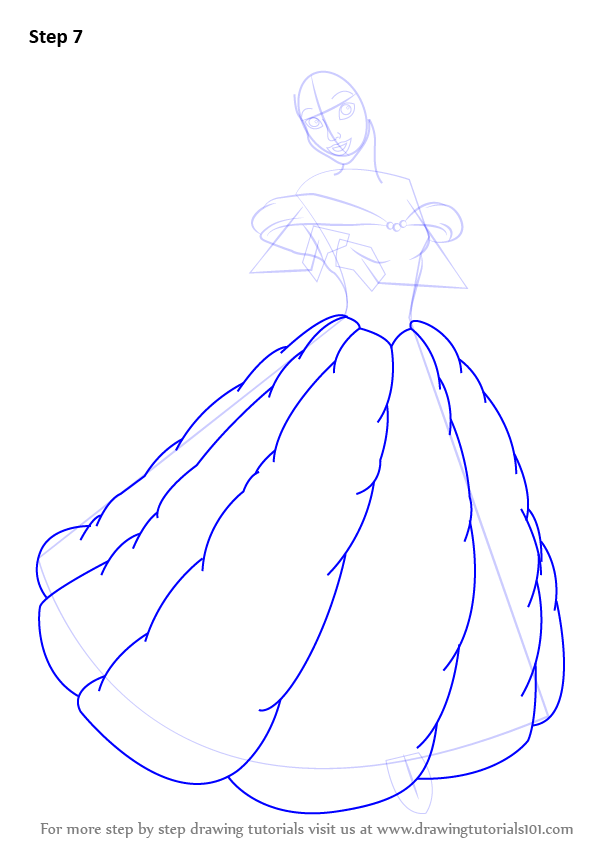 598x845 Learn How To Draw Belle From Beauty And The Beast