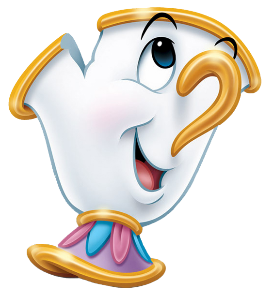 563x612 Chip Drawing Beauty And The Beast Transparent Png Clipart Free