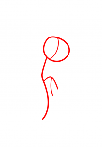 210x302 Beauty And The Beast Rose Drawing, Step