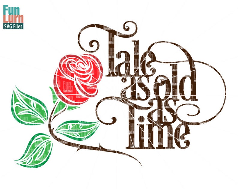 794x630 Tale As Old As Time Beauty Beast Rose Wedding Etsy
