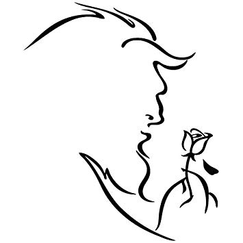 355x355 Beauty And The Beast Rose