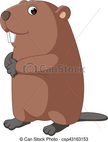 358x470 cartoon beaver illustration of cute beaver cartoon clipart vector