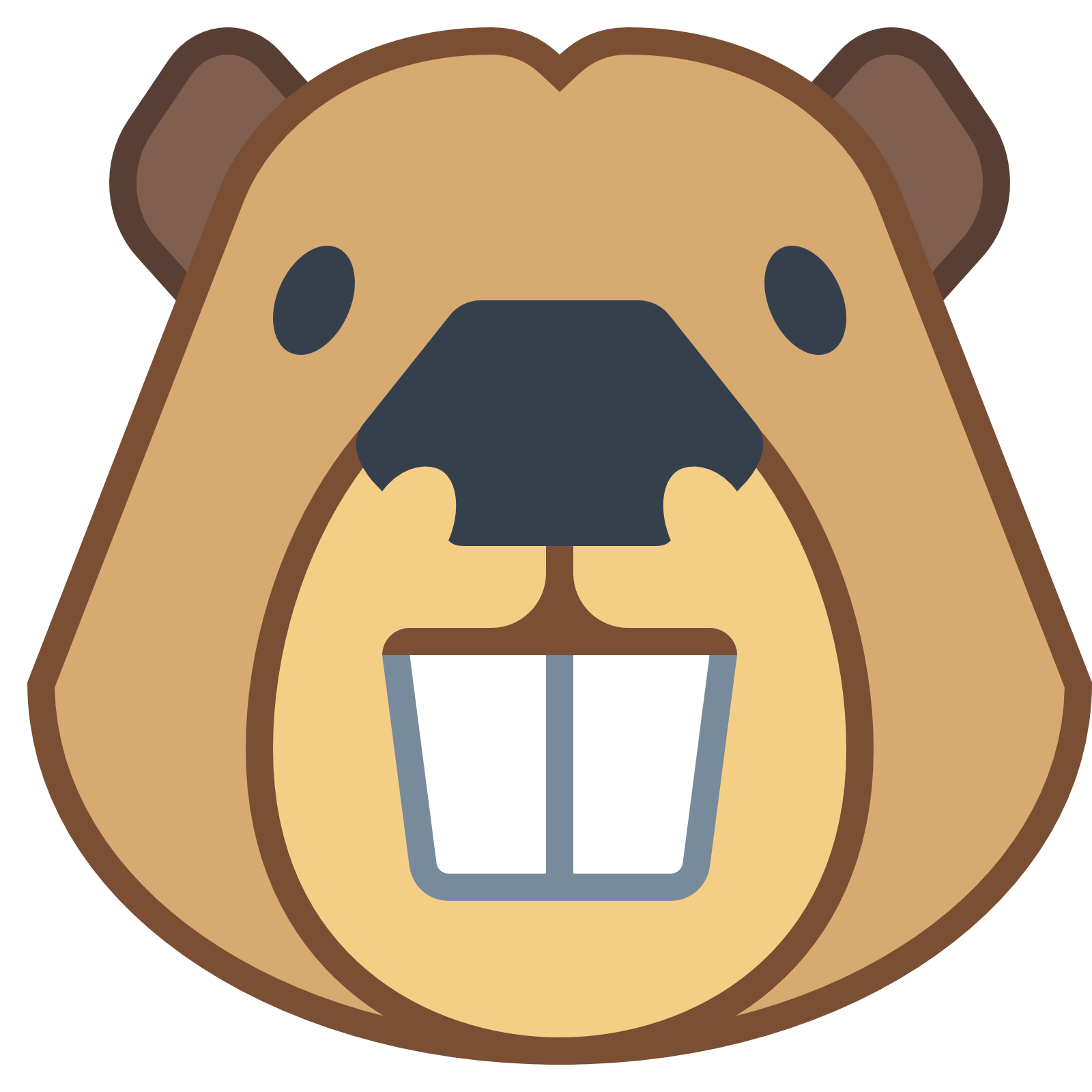 1600x1600 Collection Of Free Beaver Drawing Face Download On Ui Ex