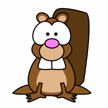 347x347 Drawing A Cartoon Beaver How To Draw Animals