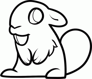 302x262 How To Draw How To Draw A Beaver For Kids