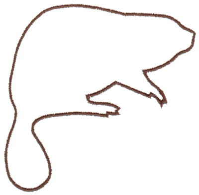 400x393 Huge Collection Of 'beaver Outline Drawing' Download More Than