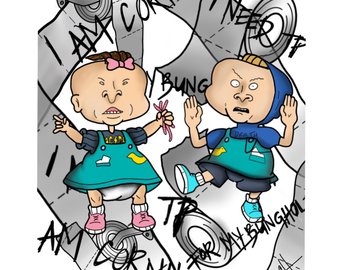 340x270 Butthead Print Etsy