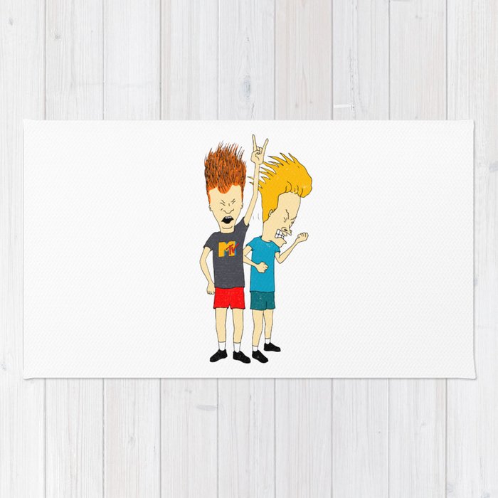 700x700 beavis and butt head rug