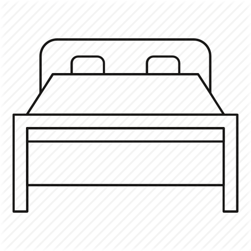 512x512 Collection Of Free Bed Drawing Outline Download On Ui Ex