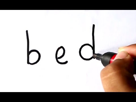 480x360 Very Easy ! How To Turn Words Bed Into A Cartoon For Kids