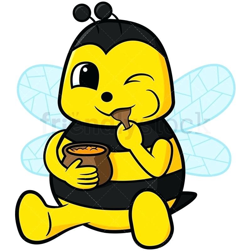 800x800 Bee Cartoon Drawing