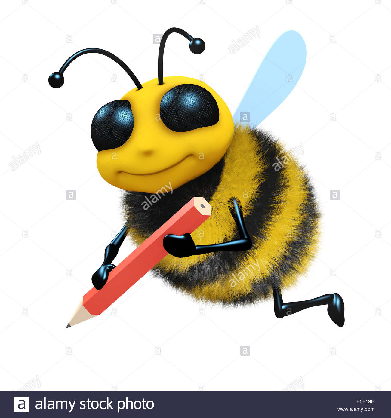 1300x1390 Bee Pencil Sketch Cartoon Honey Bee Drawing Cartoon Render