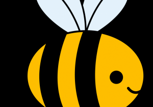 300x210 Bee Drawing Cartoon