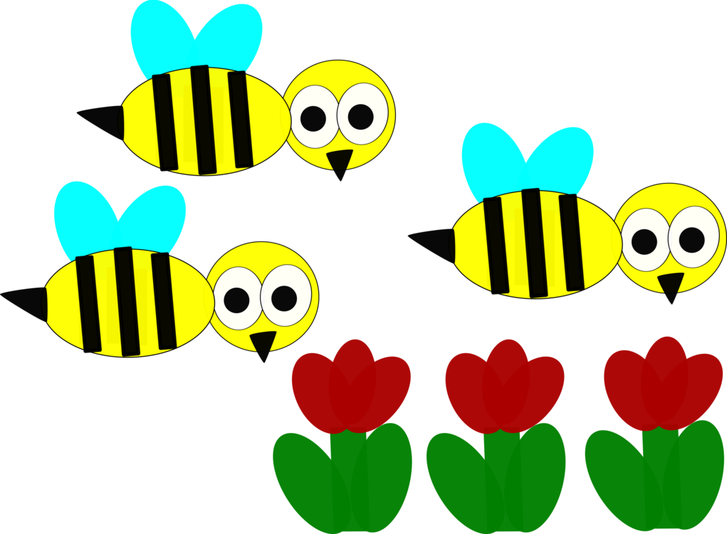 1021x750 Bee Flower Computer Icons Drawing Cartoon Cc0