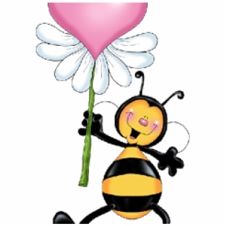 320x320 Hd Bees Clipart Heart
