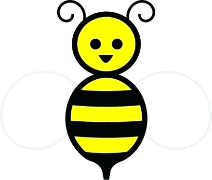 434x368 Honeybee Drawing Honey Bee Honey Bee Drawing Colour Running