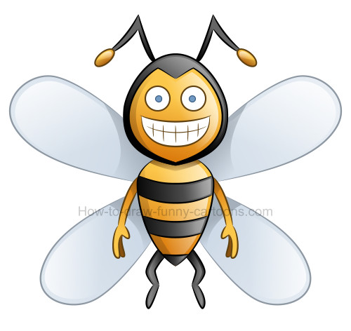 500x472 Drawing A Bee