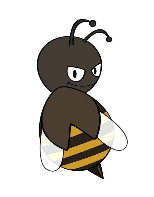 529x675 How To Draw Bees Image Titled Draw A Cartoon Bee Step Easy Bee
