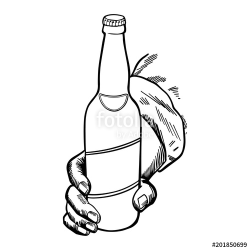 500x500 Craft Beer Bottle Held