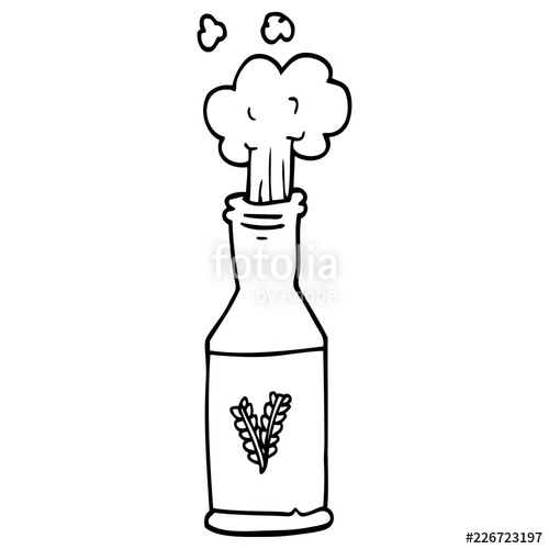 500x500 Line Drawing Cartoon Beer And Foam Stock Image And Royalty Free