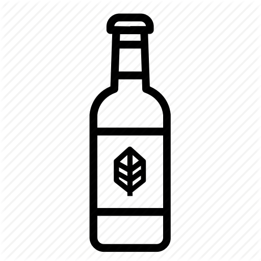 512x512 alcohol, beer, beer bottle, bottle, drinks, wheat icon