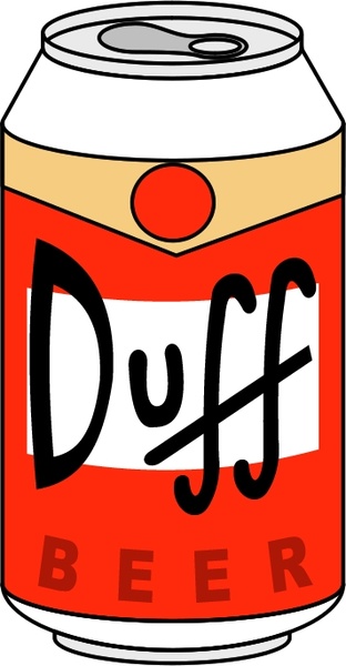 312x600 Duff Beer Free Vector In Encapsulated Postscript