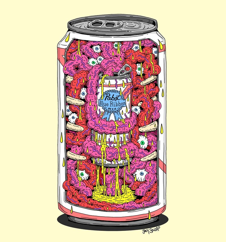 Beer Can Drawing | Free download on ClipArtMag
