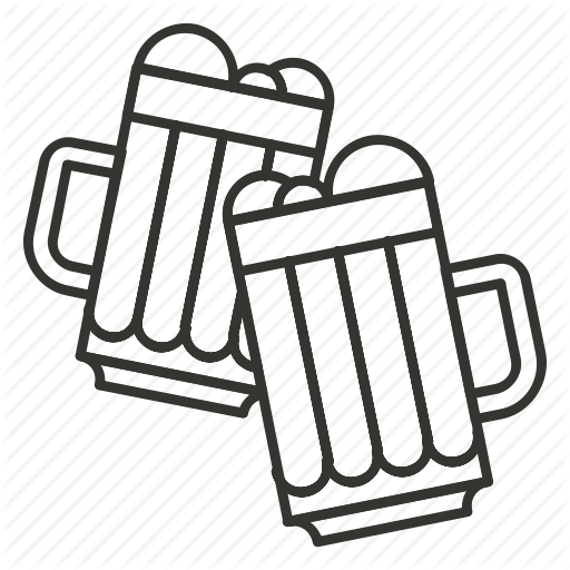 512x512 Beer, Drawing, Drink, Transparent Png Image Clipart Free Download