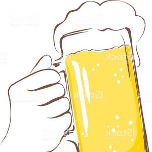 300x300 Beer Mug Old Drawing Style Foam Lazttweet