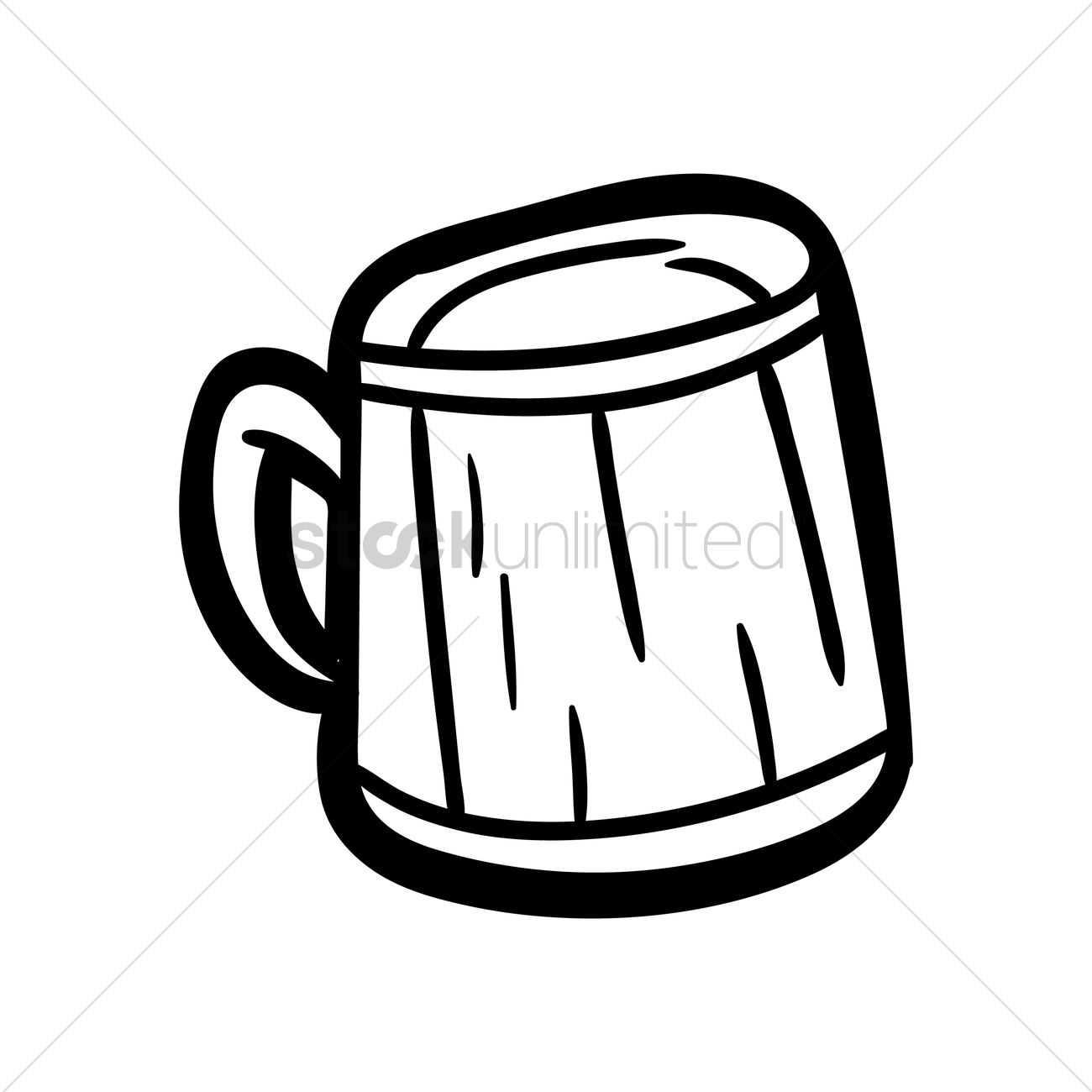 1300x1300 Wooden Beer Mug Vector Image
