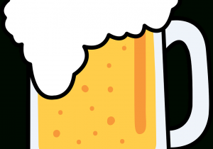 300x210 Beer Cartoon Drawing Cartoon Illustration Cute Smiling Beer Mug