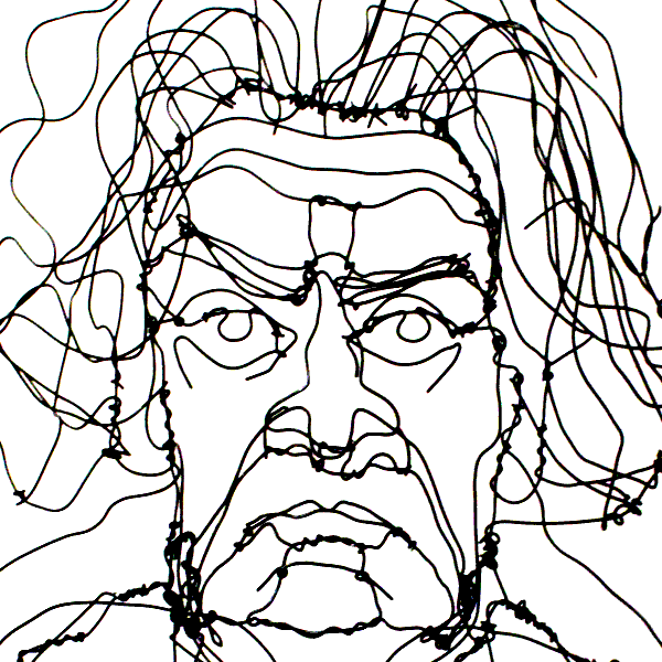 600x600 Beethoven Wire Art