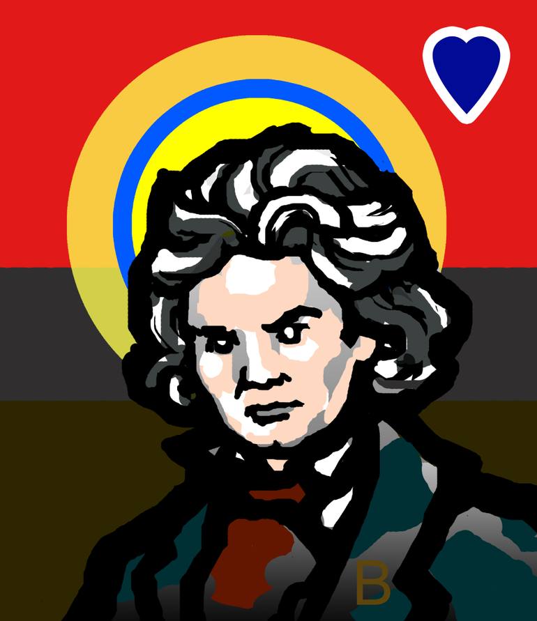 770x891 Beethoven Drawing