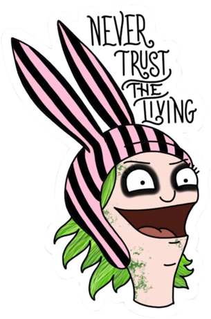 305x462 Beetlejuice Bob's Burgers Sticker