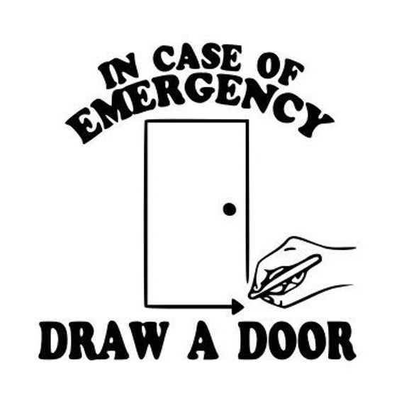 570x572 Draw A Door Beetlejuice Inspired Image Etsy