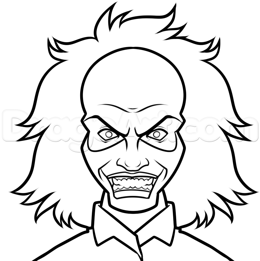 905x910 Step Easy Beetlejuice Drawing