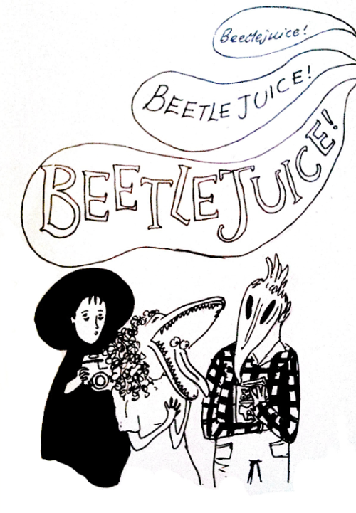 500x721 Tim Burton Beetle Juice Beetlejuice Myart Winona Ryder