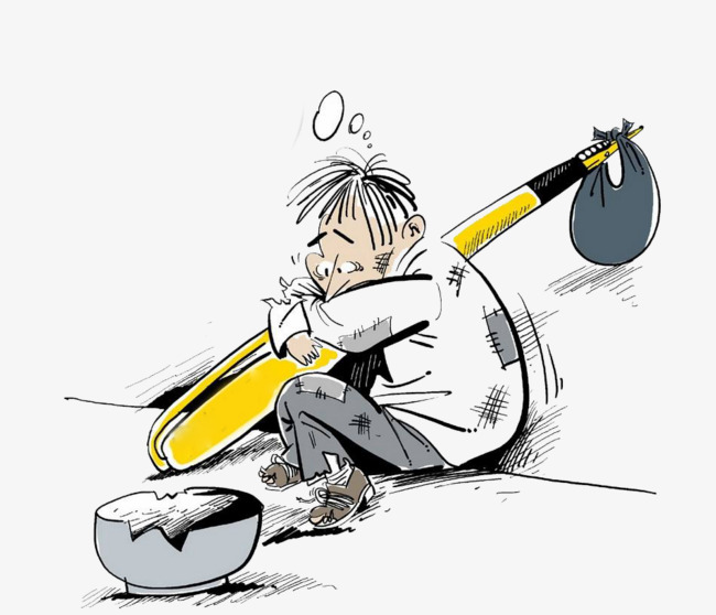 650x558 the poor beggar cartoon street, cartoon clipart, street clipart