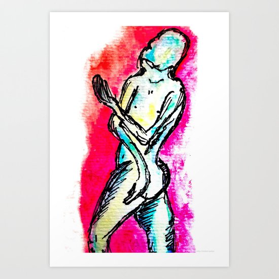 550x550 beggar art print